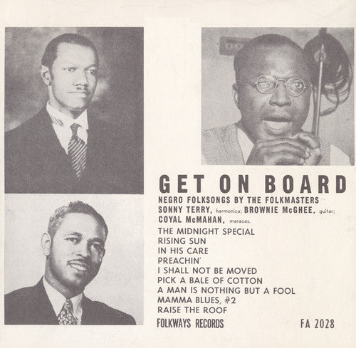 Sonny Terry: Get on Board: Negro Folksongs By the Folkmasters - CD