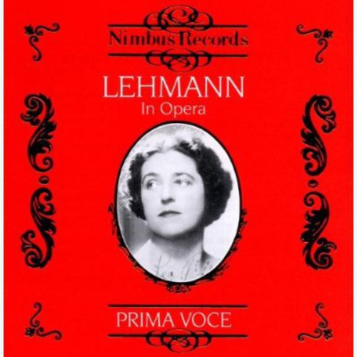 Lotte Lehmann: In Opera 1 - CD