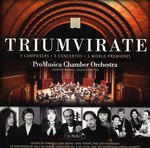Promusica Chamber Orchestra: Triumverate: Three World Premieres - CD