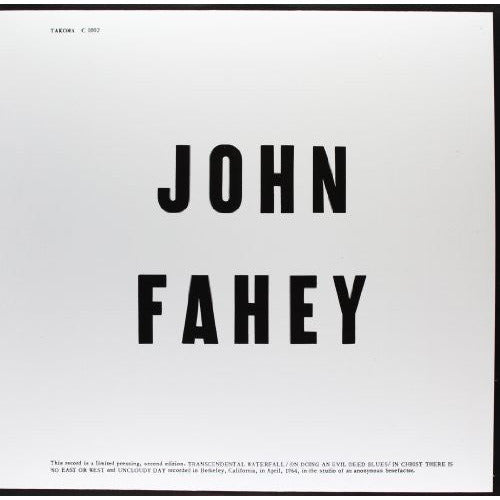 John Fahey - Blind Joe Death - VINYL