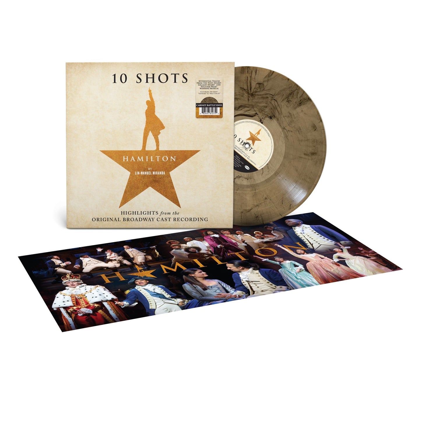 Hamilton: 10 Shots (Highlights from the Original Broadway Cast Recording) - VINYL