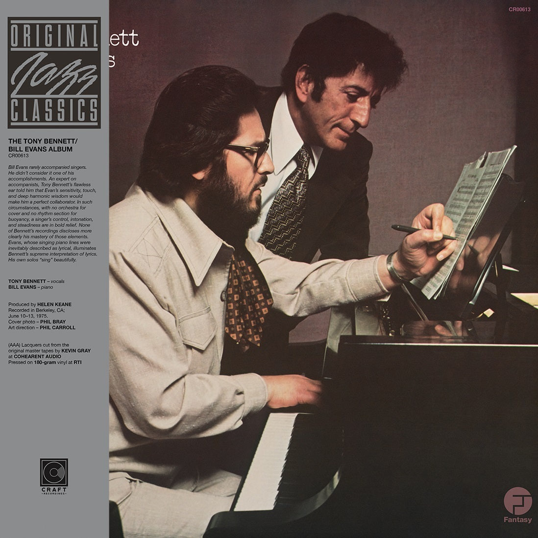 Tony Bennett & Bill Evans - The Tony Bennett Bill Evans Album - OJC LP