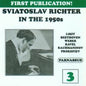 Various Artists: Sviatoslav Richter in the 1950's 3 / Various - CD