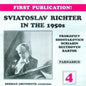 Sviatoslav Richter: Sviatoslav Richter in the 50's 4 - CD