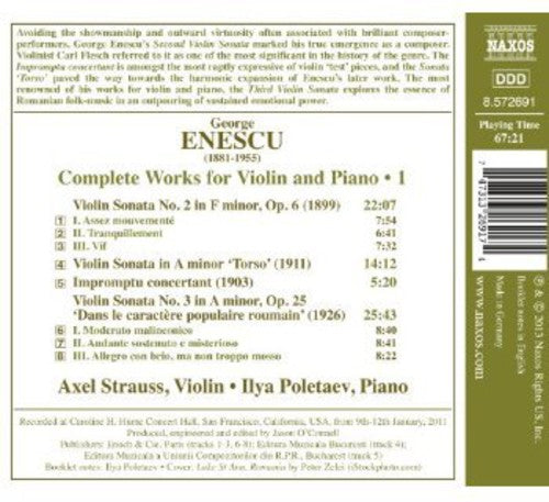 Axel Strauss: Complete Works for Violin & Piano - CD