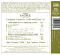 Axel Strauss: Complete Works for Violin & Piano - CD