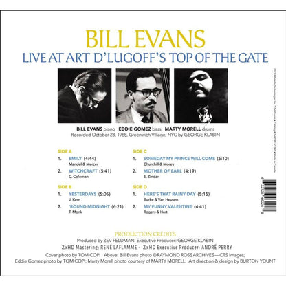 Bill Evans - Live at Art D'Lugoff's Top of The Gate Vol. 1 - 2xHD LP
