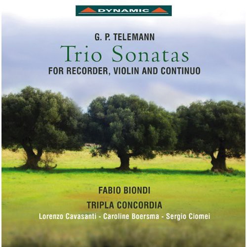 Tripla Concordia: Trio Sonatas for Recorder Violin & Continuo - CD