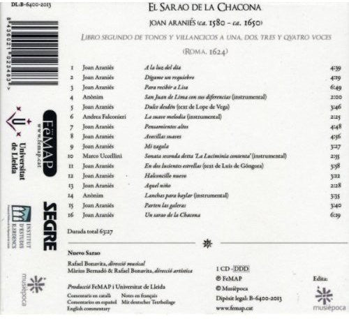 Nuevo Sarao: El Sarao de la Chacona - CD