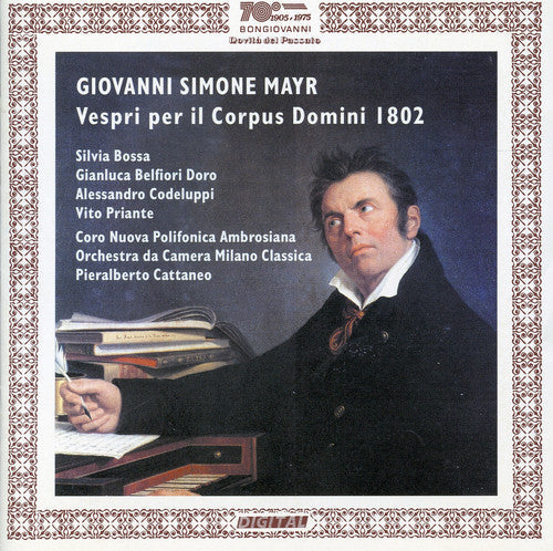 Mayr / Bossa / Belfiori Doro / Codeluppi: Vespri Per Il Corpus Domini 1802 - CD