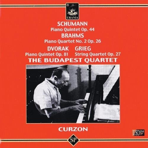 Budapest Quartet: Piano Quintete Op 44 / Piano Quartet 2 Op 26 - CD