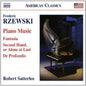 Robert Satterlee: Piano Music: Fantasia / Second Hand Alone at Last - CD