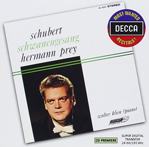 Prey / Klien: Most Wanted Recitals: Schubert - Schwsnengesang - CD