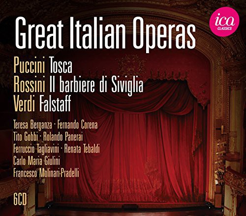 Puccini / Verdi / Rossini / Giulini / Tebaldi: Great Italian Operas - CD
