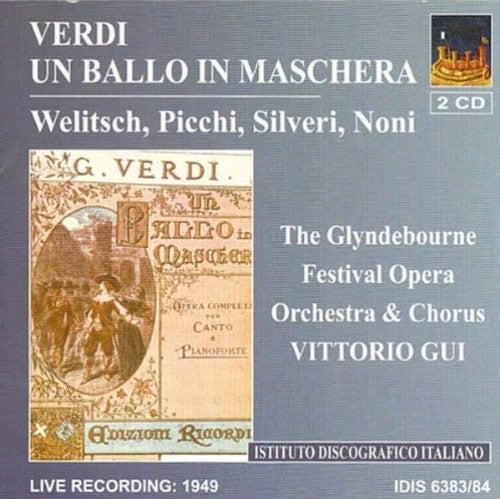 Verdi / Alan / Loring / Noni: Un Ballo in Mascher - CD