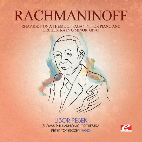 Rachmaninoff: Rhapsody on Theme Paganini Piano & Orch G Min - CD