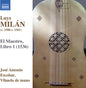 Milan / Escobar, Jose Antonio: Works for Solo Vihuela 1 - CD