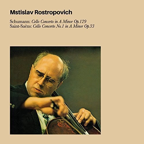 Mstislav Rostropovich: Schumann Cello Concerto in a Minor Op.129 / Saint - CD