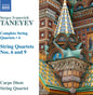 Taneyev / Carpe Diem String Quartet: Taneyev: Complete String Quartets, Vol. 4 - CD