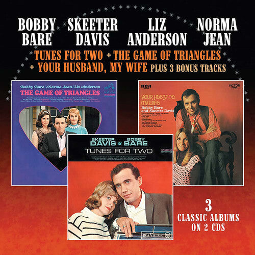 Bare, Bobby / Davis, Skeeter / Anderson, Liz / Norma: Tunes For Two / Game Of Triangles / Your Husband - CD