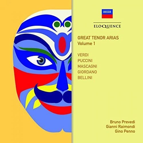 Prevedi, Bruno / Raimondi, Gianni / Penno, Gino: Great Tenor Arias 1 - CD