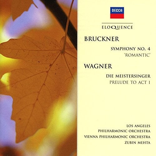 Bruckner / Mehta, Zubin: Bruckner: Symphony 4 Romantic - CD