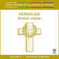 Pergolesi / Walker, John / Walker, Antony: Pergolesi: Stabat Mater - 1000 Years Of Classical - CD