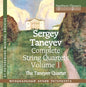 Taneyev String Quartet: Taneyev: Complete String Quartets 1 Nos. 1 & 4 - CD