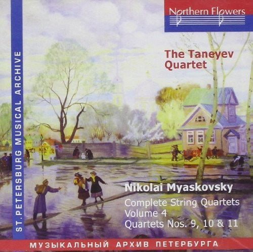 Taneyev Quartet: N. Miaskovsky - Complete String Quartets 4 - CD
