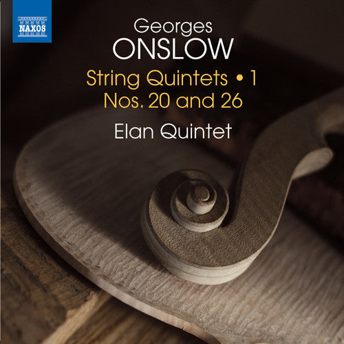 Onslow / Elan Quintet: Georges Onslow: String Quintets Vol 1 - CD
