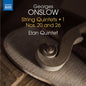 Onslow / Elan Quintet: Georges Onslow: String Quintets Vol 1 - CD
