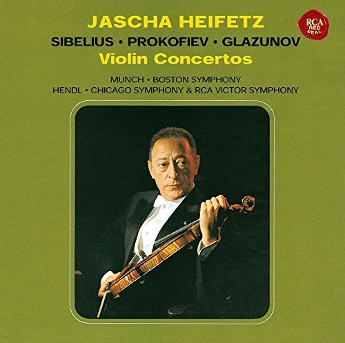 Jascha Heifetz: Sibelius Prokofiev Glasnov: Violin - CD