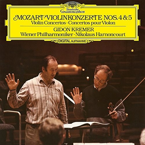 Mozart / Kremer / Wiener Philharmoniker / Harnocou: Violin Concertos No 4 & 5 - VINYL
