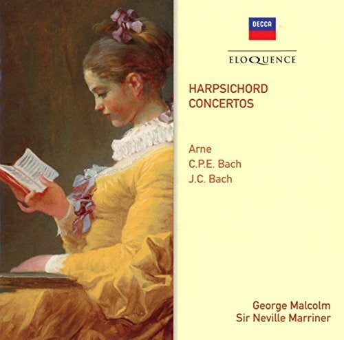 George Malcolm: Arne / C.P.E. Bach / J.C. Bach: Harpsichord Concertos - CD