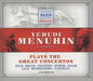 Menuhin Plays Great Concertos: Menuhin Plays Great Concertos - CD