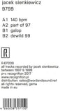 Jacek Sienkiewicz: 9799 - 12-INCH SINGLE
