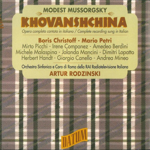 Modest Mussorgsky / Christoff / Rodzinski: Modest Mussorgsky: Khovanshchina - CD