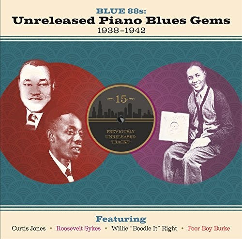 Various Artists: Blue 88s: Unreleased Piano Blues Gems (Various Artists) - VINYL
