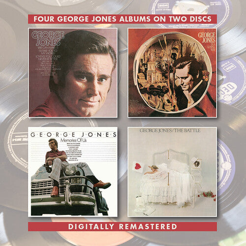 George Jones: George Jones / In A Gospel Way / Memories Of Us / The Battle - CD