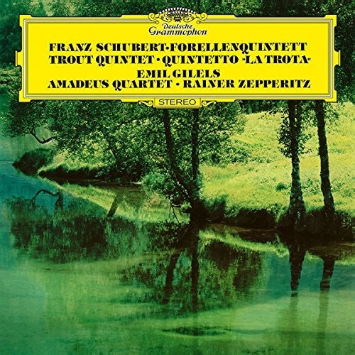 Gilels / Amadeus Quartet: Piano Quintet in a D.667: The Trout / String Quart - VINYL