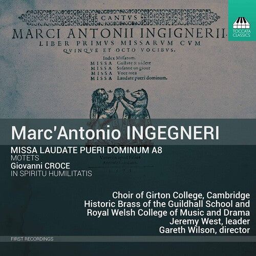 Ingegneri / Wilson: Missa Laudate Pueri Dominum - CD