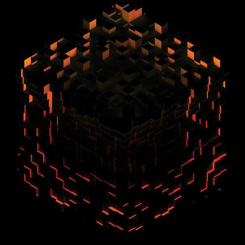 C418: Minecraft Volume Beta - Red Orange & Yellow Splatter - VINYL