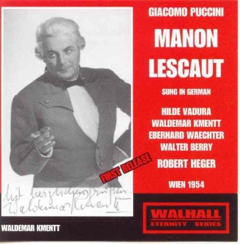 Kmentt: Manon Lescaut - CD