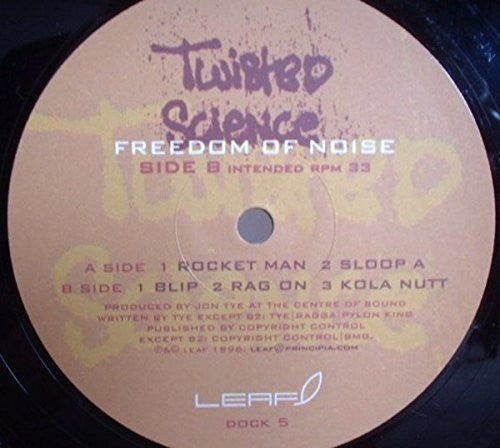 Twisted Science: Freedom of Noise - VINYL