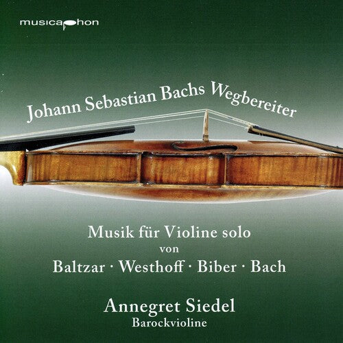 Annegret Siedel: Bach's Predecessors - CD