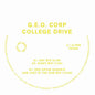 G.E.O Corp: College Drive - 12-INCH SINGLE