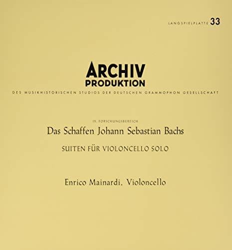Enrico Mainardi: Bach Suites For Cello Solo - VINYL