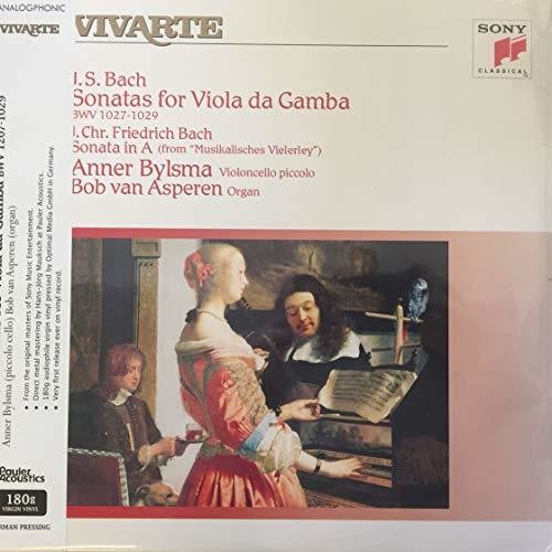 Anner Bylsma & Bob Van Asperen: Sonatas For Viola Da Gamba & Sonata In A (J.S. Bach & J.C.F. Bach) - VINYL
