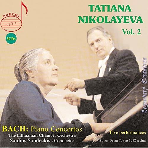 Bach, J.S. / Nikolayeva / Senkov: Tatiana Nikolayeva Plays Bach Piano Concertos 2 - CD