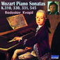 Radoslav Kvapil: Mozart Piano Sonatas Nos. 8,10,11,15, K.301,330,331,545 - CD